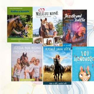 🎄 Vánoce se blíží! Máme pro vás SLEVU 8 % na většinu dětských knih – koně, poníci, příběhy, jednorožci i oblíbený Harry...